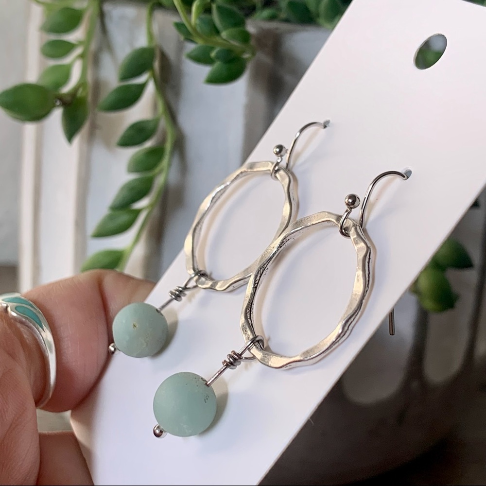 • HOST PICK! [Handmade] Amazonite Earring • - Picture 7 of 13